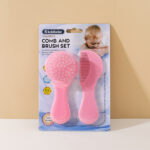 Soft Baby Hair Brush & Comb Set for Newborn – Gentle Scalp Care - Image 3