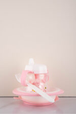 Apple Bear Apple Bear Wholesale Cartoon pp Children's Tableware Set Baby Food Plate Bowl - Image 6