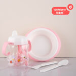Apple Bear Apple Bear Wholesale Cartoon pp Children's Tableware Set Baby Food Plate Bowl