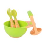 Baby Food Masher Bowl,4Pcs Baby Feeding Set - Image 2