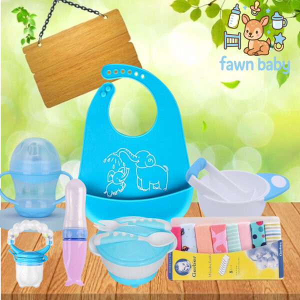 7 in 1 Baby feeding Combo Pack for solid feeding from 6 months+