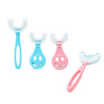 All Rounded Children Silicone U-shape Toothbrush Kids U Shaped Toothbrush For Kids 2-6 Years Old Teeth Cleaning Brushes