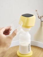 ROVCO RK-M1005 Rechargeable Breastfeeding Pumps Hands Free Portable Suction Brest Electronic Manual Pump - Image 7