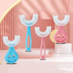 All Rounded Children Silicone U-shape Toothbrush Kids U Shaped Toothbrush For Kids 2-6 Years Old Teeth Cleaning Brushes - Image 2