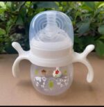 Newborn Baby Silicone Cow Milk Bottle Anti-Bloating Feature PP Real Feeling Breast Milk Tool Straw Milk Bottle - Image 5