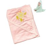 Baby Cap Towel Baby hooded towels, Newborn Baby, Washable, Kids Cap Towel , Bath towels,Velvet Cap Towel Size 29''*27'' - Image 3