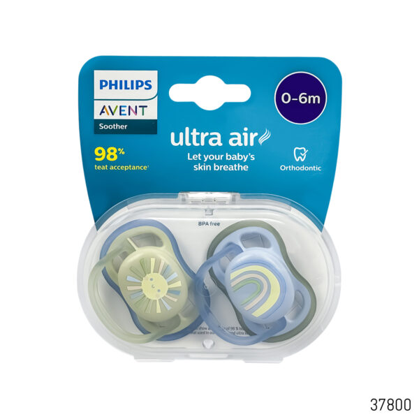 Philips Avent Ultra Air Orthodontic Pacifier Soother 0-6m