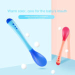 Baby Temperature-sensing Spoon Child Soft Head Soup Spoon High Temperature Color Changing Spoon - Image 5
