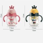 370ml Baby Water Bottle water pot mum pot Cup Bottle Handle and Back Rope - Image 5