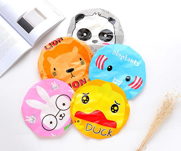 Waterproof Shower Caps Woman's Hair Wrapped Bath Cap Shampoo Cap