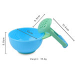 Applebear Baby Food Masher Bowl Set feeding bowl(Made in China) - Image 3
