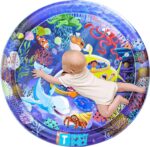 65cm Inflatable PVC Baby Tummy Time Water Play Mat