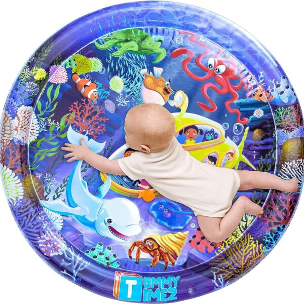65cm Inflatable PVC Baby Tummy Time Water Play Mat