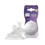 Philips Avent Teat Natural Response Nipple 2pcs Set 6m+ Level - 5