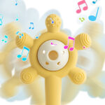 Colorful Rattles Baby Toys New Bpa Free Teether silicone Rattle Toy - Image 3