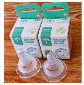 Minitree Silicone Feeder Nipple(Size:- S, M, L) Cross hole- 1 pcs