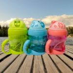 Baby Water Pot/Mum Pot/Bottle Training Cup With Straw and Drinking Pipe