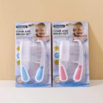 Bath Brush Set with Hair Care Comb Plastic Material for Scalp Cleaning - Image 5