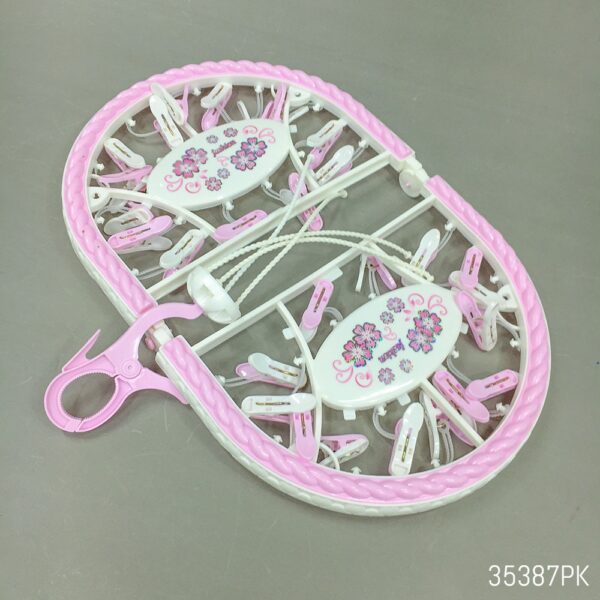 Baby Clothes Drying Folding Hanger 28-Prong (China)