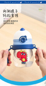 250ml Crocodile themes baby water pot mum pot - Image 2