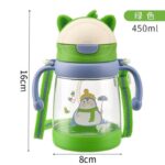 Cute Cartoon Design Baby Water Bottle (Mom Pot) - 450 ml - Image 4