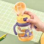 Cute Cartoon Design Baby Water Bottle (Mom Pot) - 450 ml - Image 5