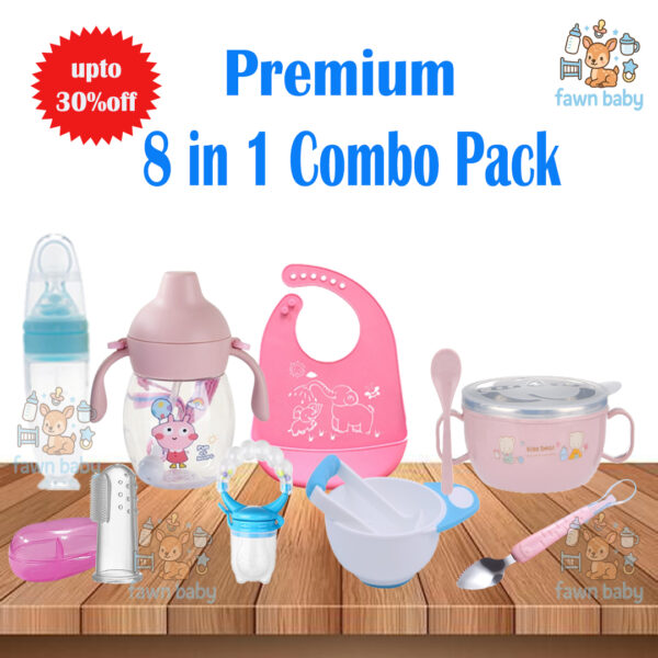 8 in 1 baby feeding premium combo pack