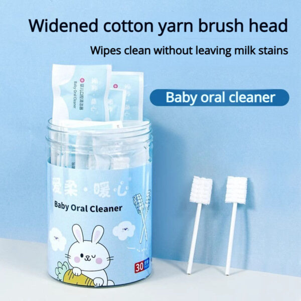 Gentle Baby Tongue Cleaner Brush box of 30 pcs