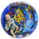 Tummy Time Mat for Kids, 100 X 100 cm Water Play Mat Toys - Image 11