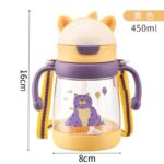 Cute Cartoon Design Baby Water Bottle (Mom Pot) - 450 ml - Image 2