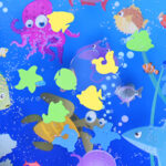 Tummy Time Mat for Kids, 100 X 100 cm Water Play Mat Toys - Image 10