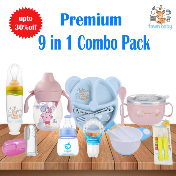 Baby Feeding Combo Pack of 9 pcs