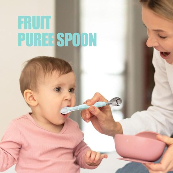 3 in 1 Baby Solid Feeding Puree spoon