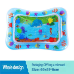 Inflatable Tummy Time Mat Baby Water Play Mat (69*51*8 cm) - Image 5