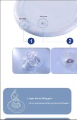 Inflatable Tummy Time Mat Baby Water Play Mat (69*51*8 cm) - Image 2