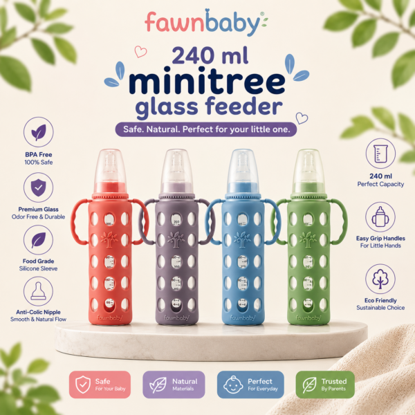 Minitree 240 ml Regular Neck Glass Feeder